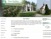 Tablet Screenshot of obecradikov.cz